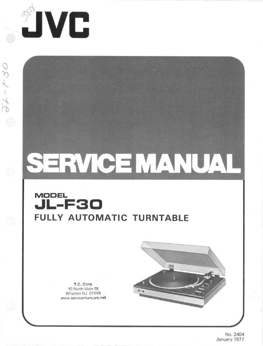 Jvc J F30 Service Manual